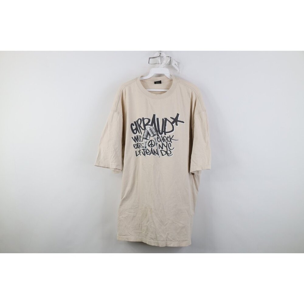 Vintage 90s Marithe Francois Girbaud Mens XL Distressed Baggy Hip Hop T-Shirt